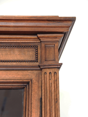 Large 19th Century French Walnut Bookcase