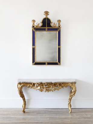 19th Century Rococo Style Console Table