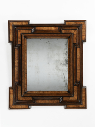 17th Century Veneered Tuscan Mirror