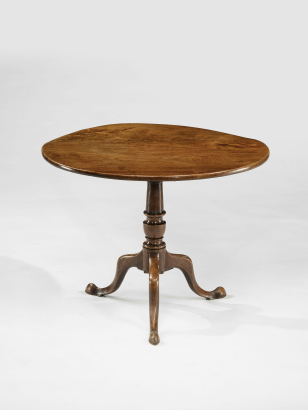 George II Mahogany Tip-Top Occasional Table