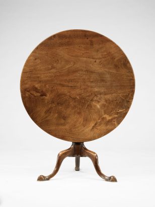 George II Mahogany Tip-Top Occasional Table