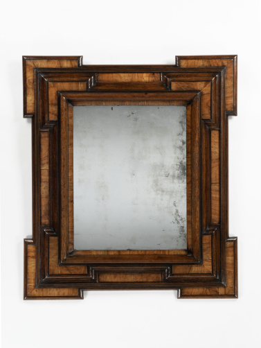 17th Century Veneered Tuscan Mirror