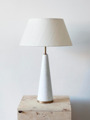 Marble Cone Lamp