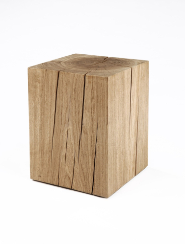 Solid Oak Cube Table