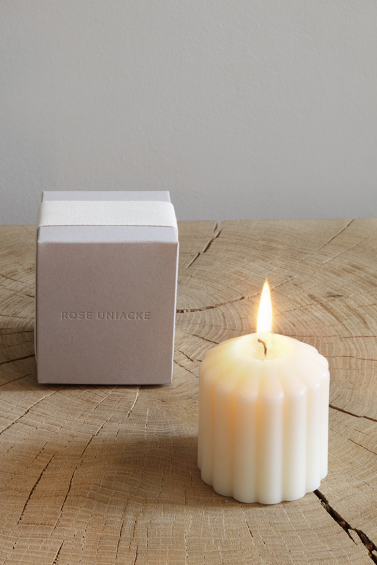 Fluted Candle - Fireside