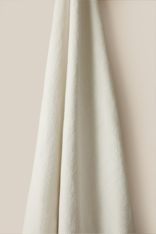 Textured Linen in Snow Goose