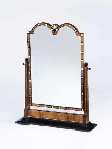 Walnut & Mother of Pearl Dressing Table Mirror by Heals