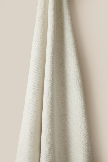 Textured Linen in Snow Goose