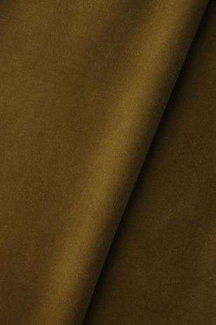 Heavy Weight Cotton Velvet in Raw Umber