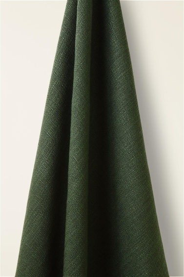 Linen Wool Blend in Emerald