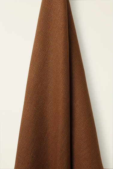 Linen Wool Blend in Chestnut