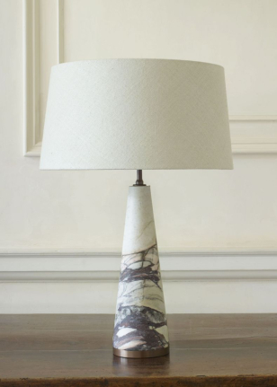 Limited Edition Marble Cone Table Lamp