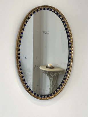 Rare George III Oval Mirror