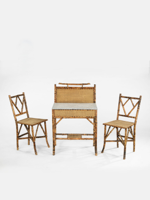 Aesthetic Movement Dressing Table & Chair Set