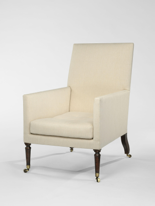 William IV Deep Library Armchair