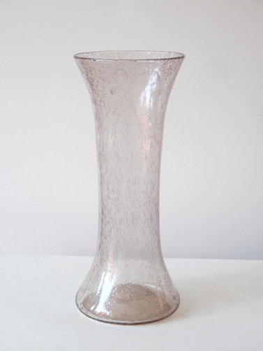 Tall Murano Glass Bubble Vase