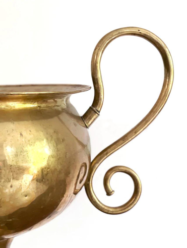 19th Century Brass Urn