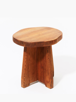 'Berga' Stained Pine Side Table