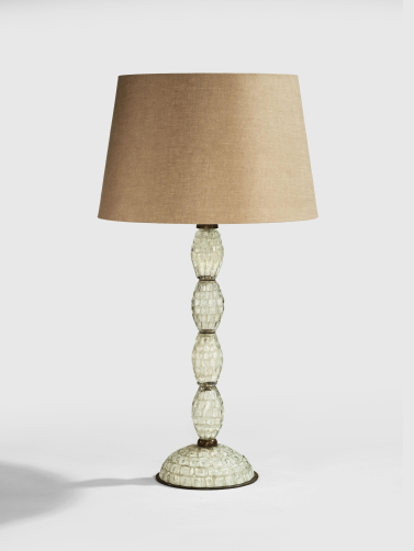 Rare Segmented Murano Glass 'Mosaic' Table Lamp
