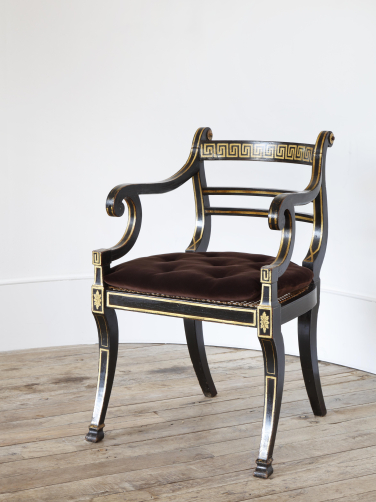 Regency Painted Elbow Chair
