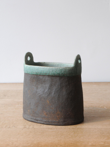 Stoneware Vessel with Lugs