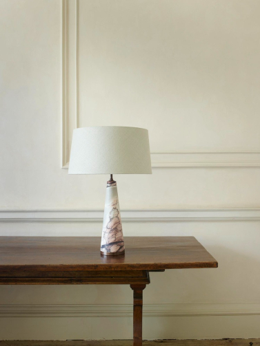 Limited Edition Marble Cone Table Lamp